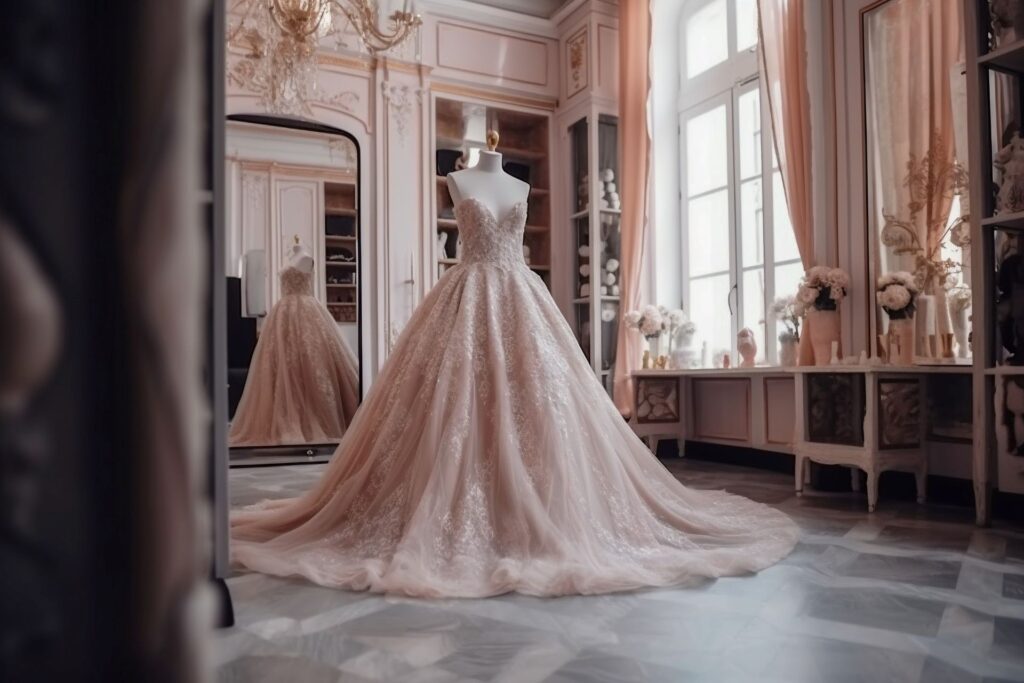 Ein Brautkleid